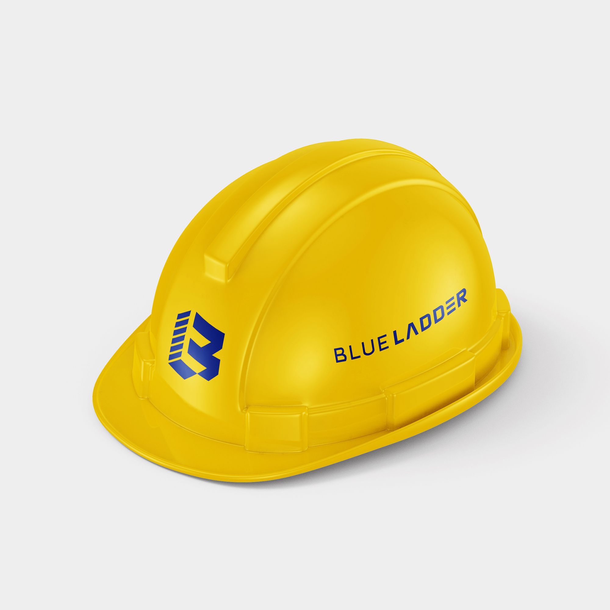 Kaskë pune me logon e Blue Ladder